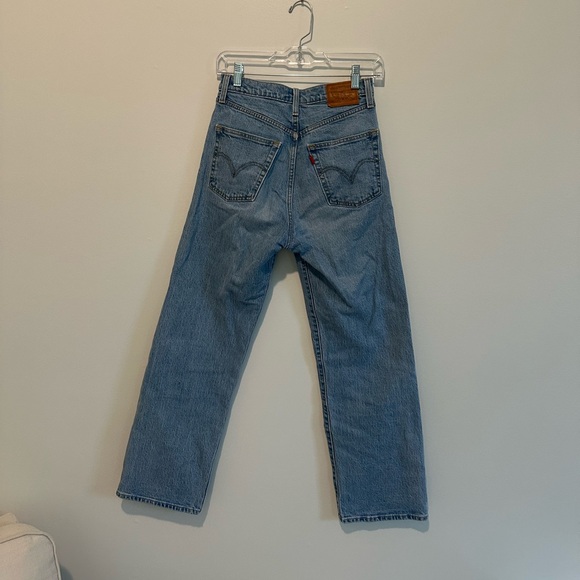 Light Wash Ribcage Straight Jean - Picture 3 of 3